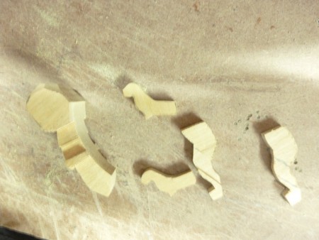 figure de proue en pice détachée